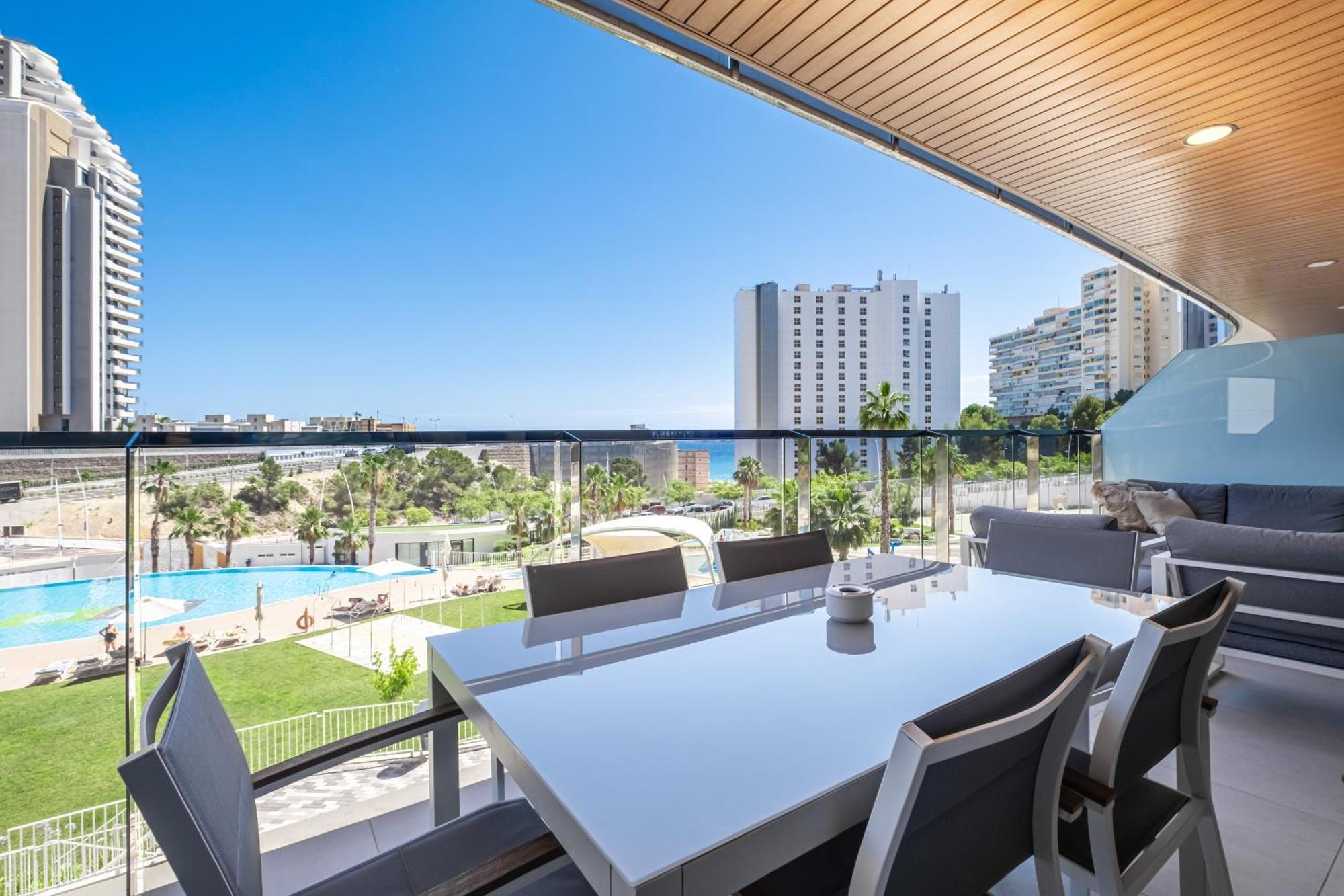 Appartamento Sunset Waves Siesta Benidorm Esterno foto